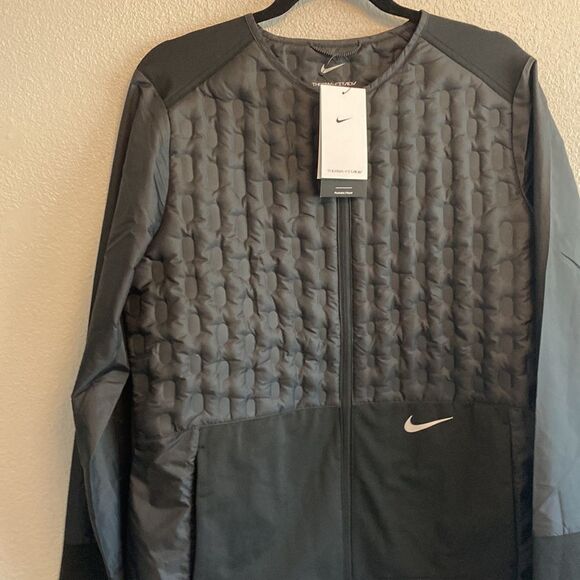 NWT-Nike-Women’s quilted padded ThermaFIT ADV down jacket black-Size Medium - Picture 6 of 13